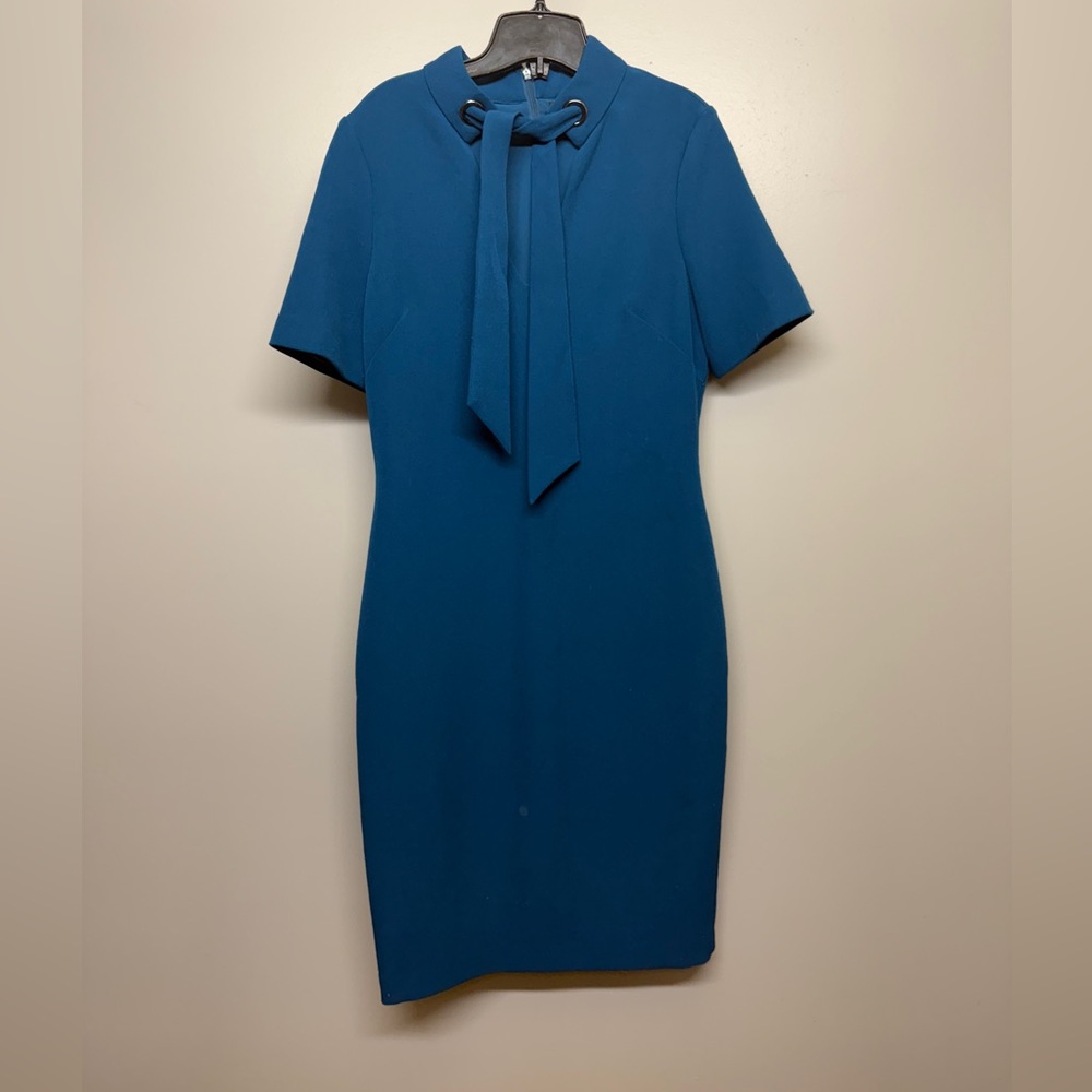 Badgley Mischka Deep Blue Dress SIZE 8